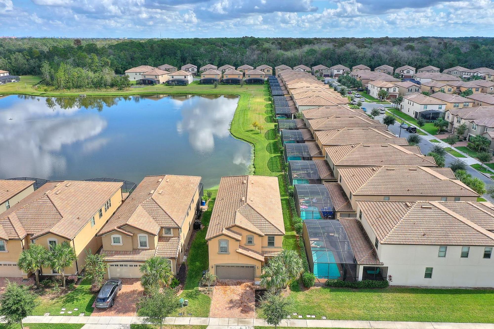 Stylish Cozy Family Getaway With Private Pool And Lake View Kissimmee Exterior foto