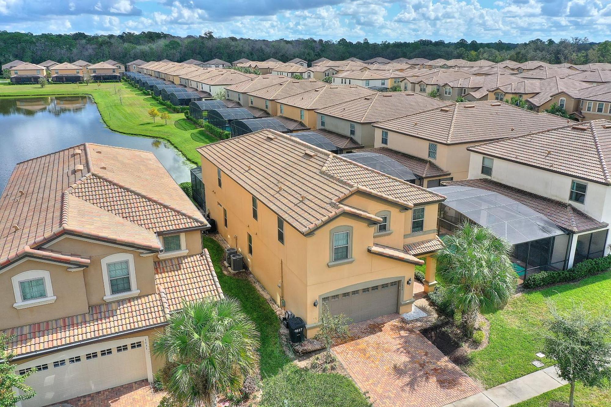 Stylish Cozy Family Getaway With Private Pool And Lake View Kissimmee Exterior foto